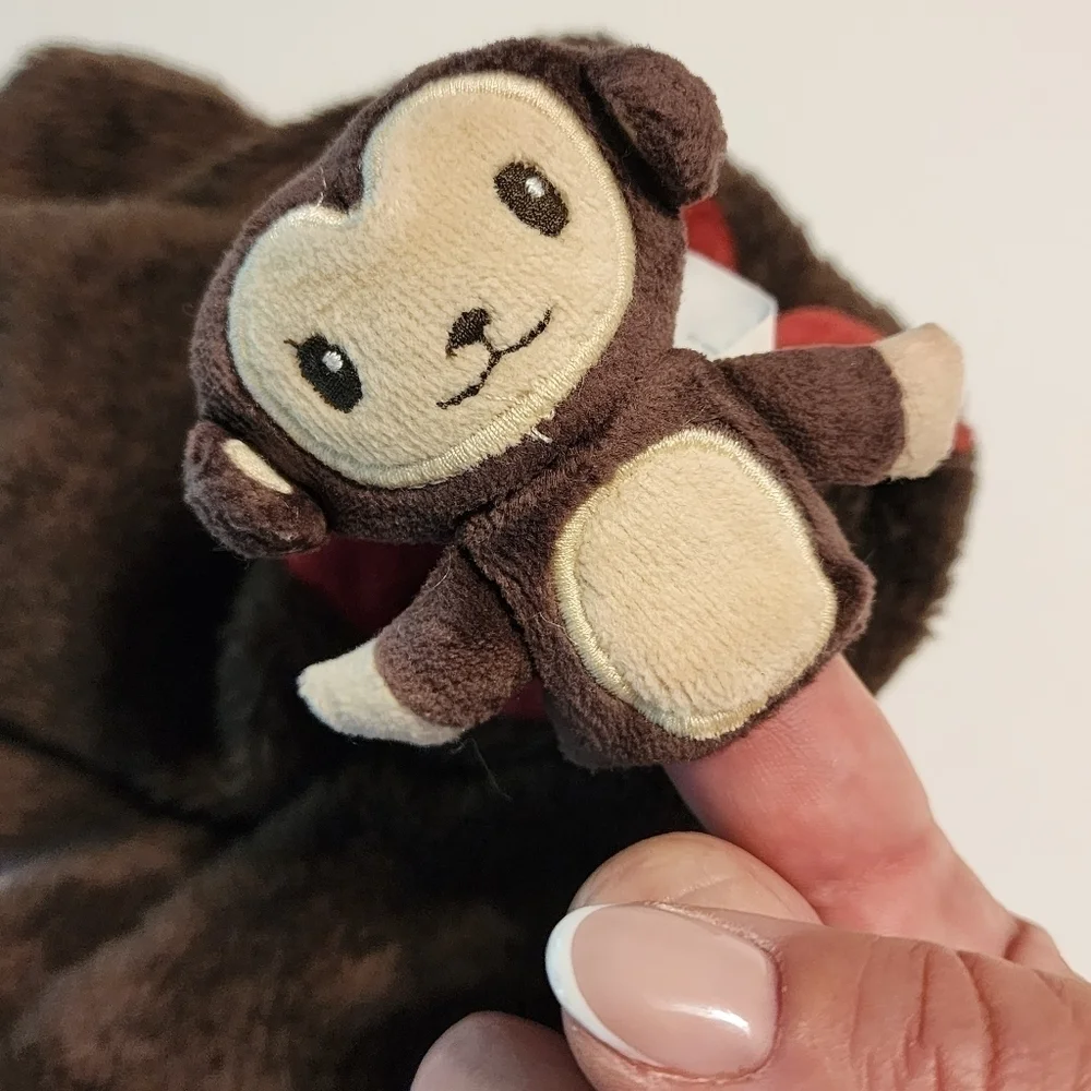 Gymboree Mischievous Monkey   brown lovey security blanket puppet